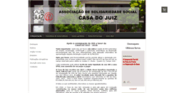 Desktop Screenshot of casadojuiz.com